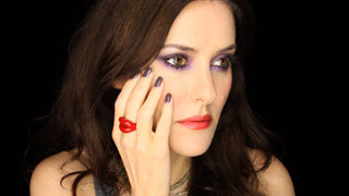 Evening Purple Smokey Eyes Look Evening Purple Smokey Eyes Look