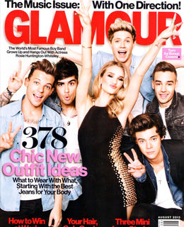 Glamour Magazine - Matt Irwin - Rosie Huntington-Whiteley and One Direction