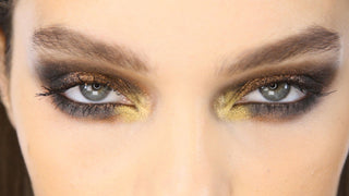 Dramatic Metallic Smokey Eyes