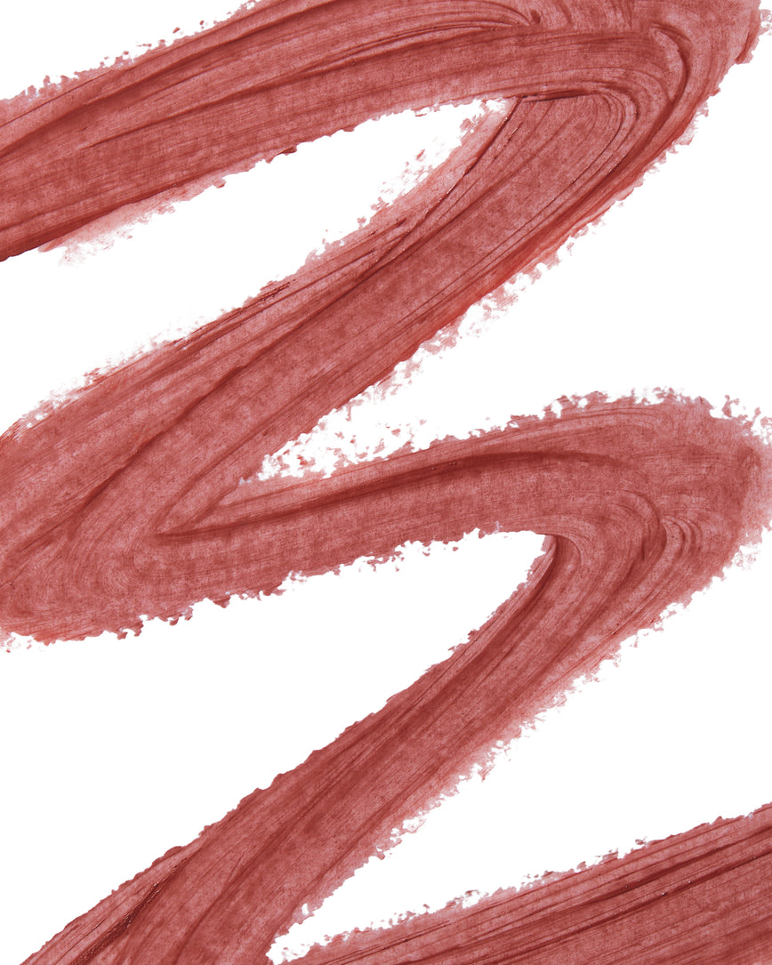 Velatura swatch in Cinnamon Bun swatch on a white background