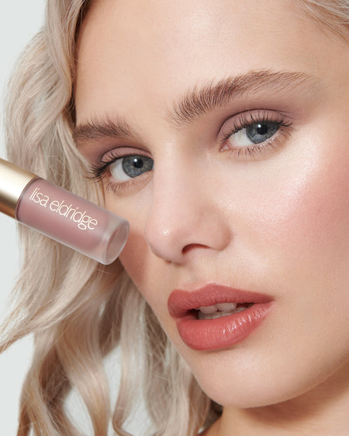 Image showing Ione (Liquid Silk Liquid Eyeshadow) on model