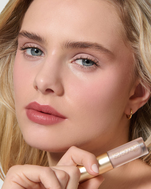 Image showing Paige (Liquid Silk Liquid Eyeshadow) on model