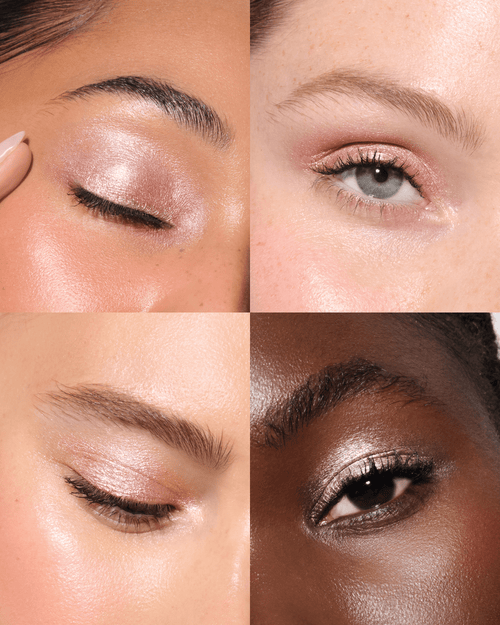 Image showing Rosalie (Liquid Lurex Eyeshadow) on model