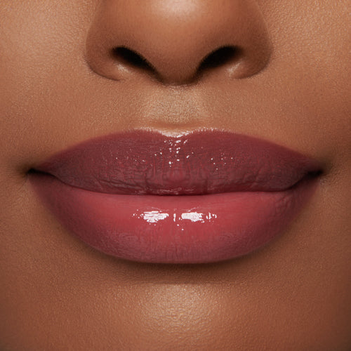 Image showing Blush (Gloss Embrace Lip Gloss) on model