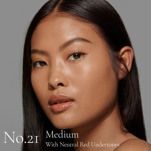 Image showing Medium Set.1 (Foundation Sample Card) on model