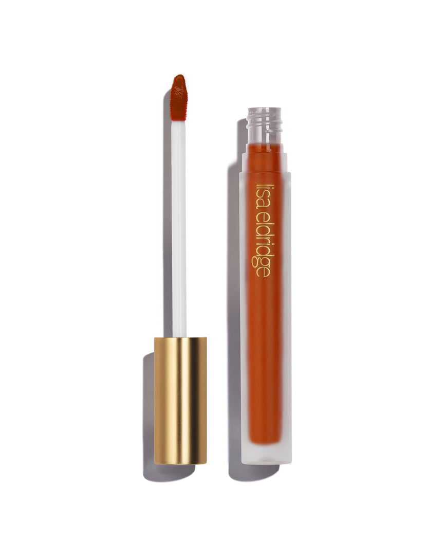 Lisa Eldridge Velveteen Liquid Lipstick in shade Dragon
