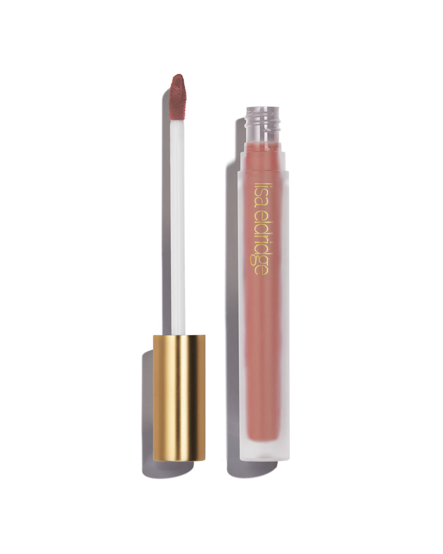 Lisa Eldridge Velveteen Liquid Lipstick in shade Fawn