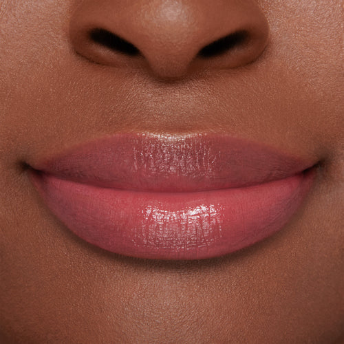 Image showing Pompadour (Gloss Embrace Lip Gloss) on model