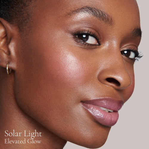 Image showing Solar Light (Elevated Glow Highlighter) on model