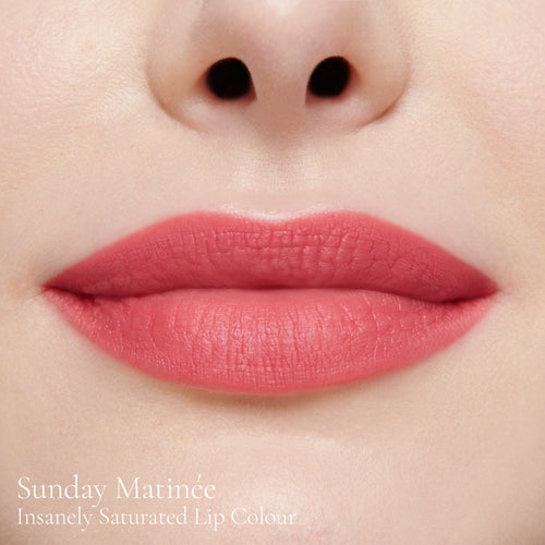 Image showing Sunday Matinée (Insanely Saturated Lip Colour) on model