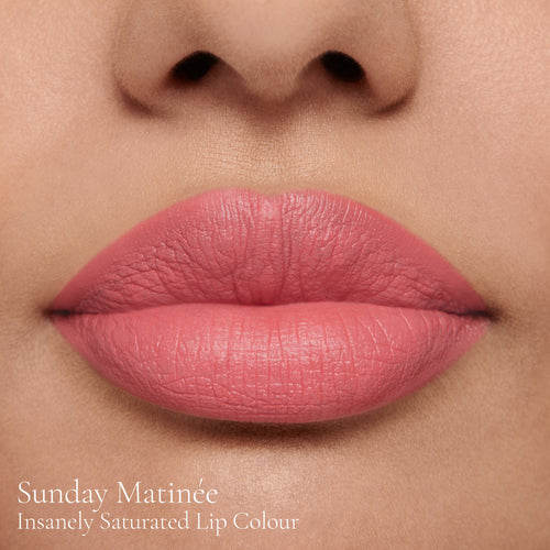 Image showing Sunday Matinée (Insanely Saturated Lip Colour) on model