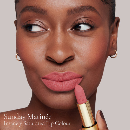 Image showing Sunday Matinée (Insanely Saturated Lip Colour) on model