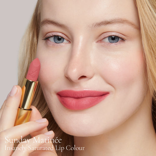 Image showing Sunday Matinée (Insanely Saturated Lip Colour) on model
