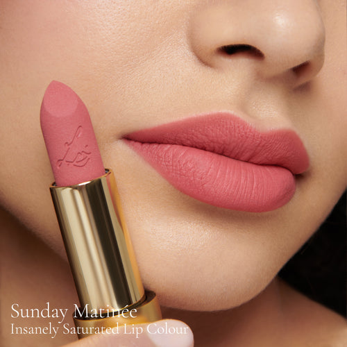 Image showing Sunday Matinée (Insanely Saturated Lip Colour) on model