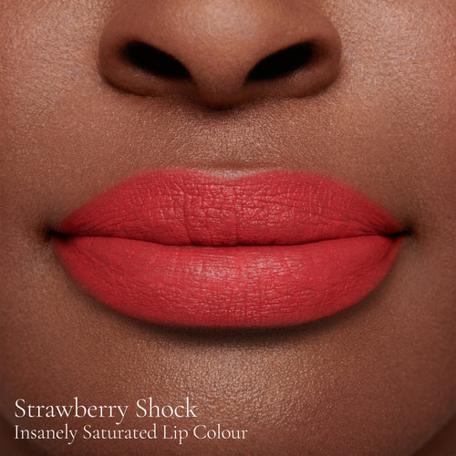 Image showing Strawberry Shock (Insanely Saturated Lip Colour) on model