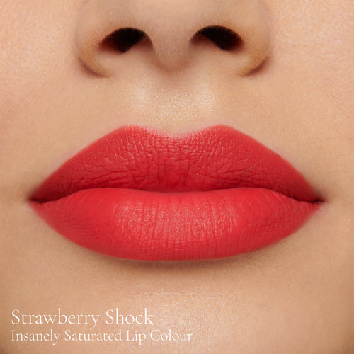 Image showing Strawberry Shock (Insanely Saturated Lip Colour) on model