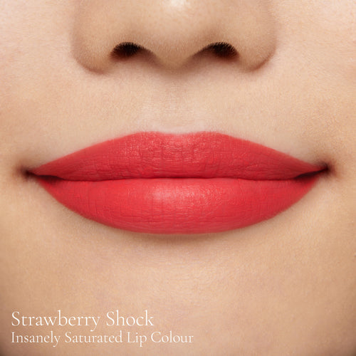 Image showing Strawberry Shock (Insanely Saturated Lip Colour) on model