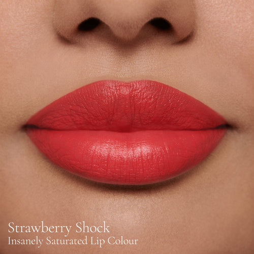 Image showing Strawberry Shock (Insanely Saturated Lip Colour) on model