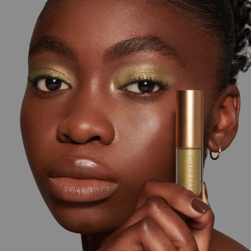 Image showing Daphne (Liquid Lurex Eyeshadow) on model