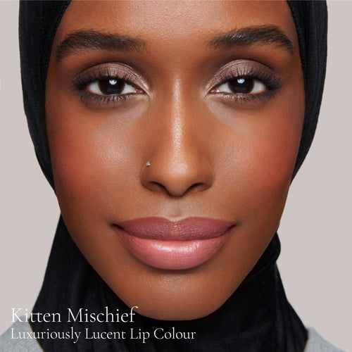 Image showing Kitten Mischief (Luxuriously Lucent Lip Colour) on model