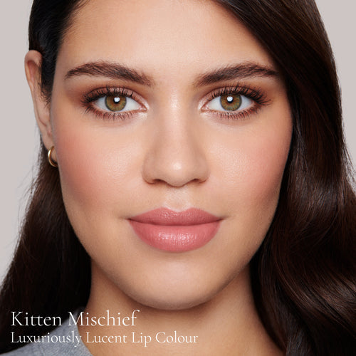 Image showing Kitten Mischief (Luxuriously Lucent Lip Colour) on model