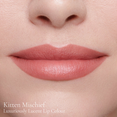 Image showing Kitten Mischief (Luxuriously Lucent Lip Colour) on model