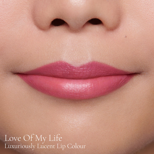 Image showing Love Of My Life (Luxuriously Lucent Lip Colour) on model