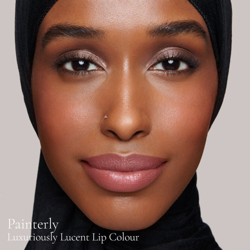 Image showing Painterly (Luxuriously Lucent Lip Colour) on model