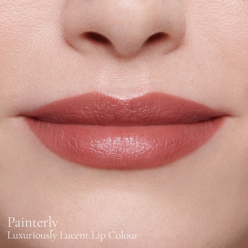 Image showing Painterly (Luxuriously Lucent Lip Colour) on model