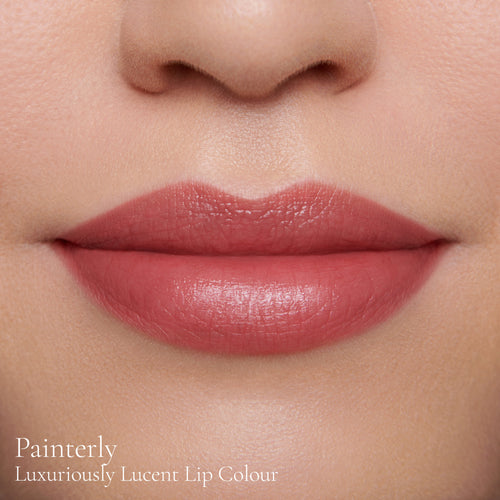 Image showing Painterly (Luxuriously Lucent Lip Colour) on model