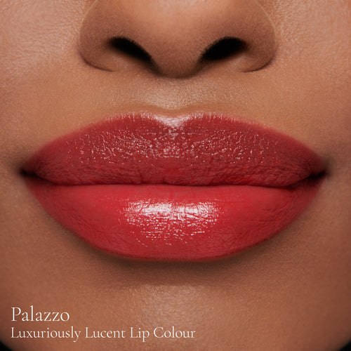 Image showing Palazzo (Luxuriously Lucent Lip Colour) on model