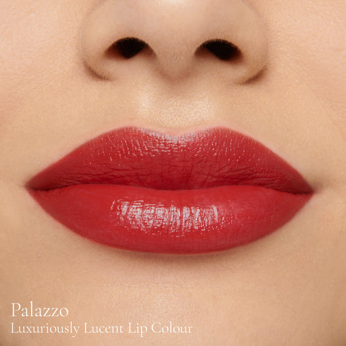 Image showing Palazzo (Luxuriously Lucent Lip Colour) on model