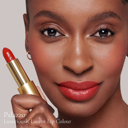 Image showing Palazzo (Luxuriously Lucent Lip Colour) on model