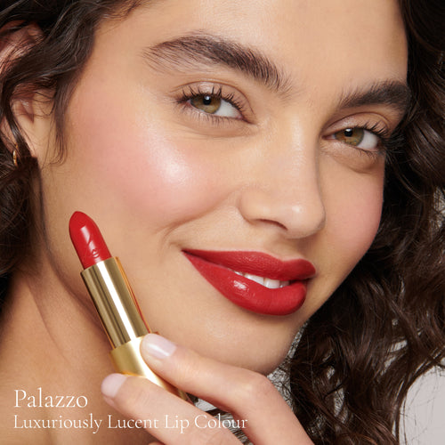Image showing Palazzo (Luxuriously Lucent Lip Colour) on model