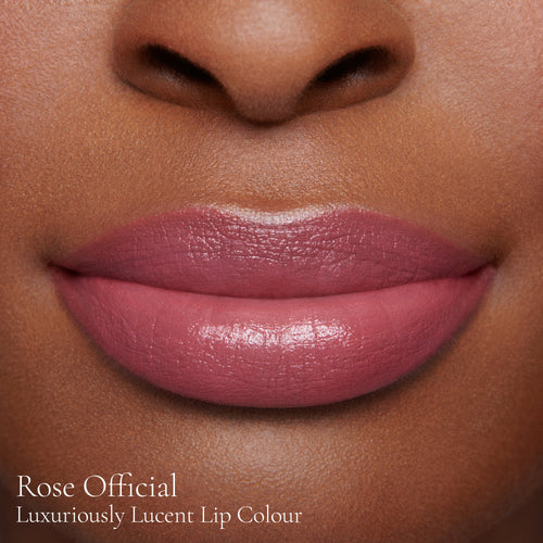 Image showing Rose Official (Luxuriously Lucent Lip Colour) on model