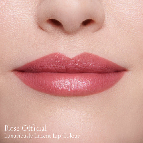 Image showing Rose Official (Luxuriously Lucent Lip Colour) on model