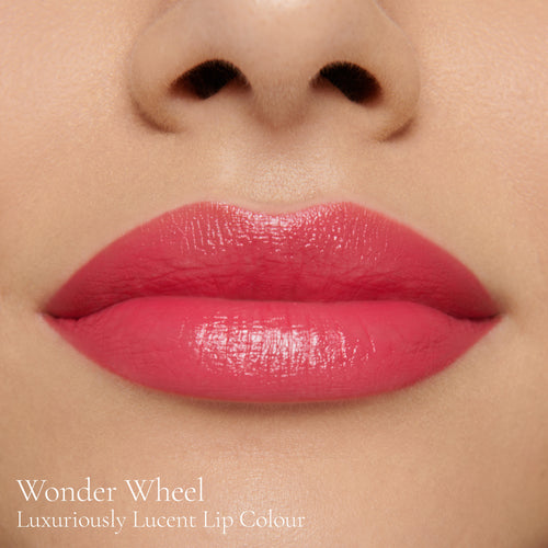 Image showing Wonder Wheel (Luxuriously Lucent Lip Colour) on model