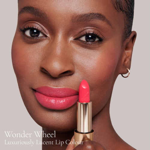 Image showing Wonder Wheel (Luxuriously Lucent Lip Colour) on model