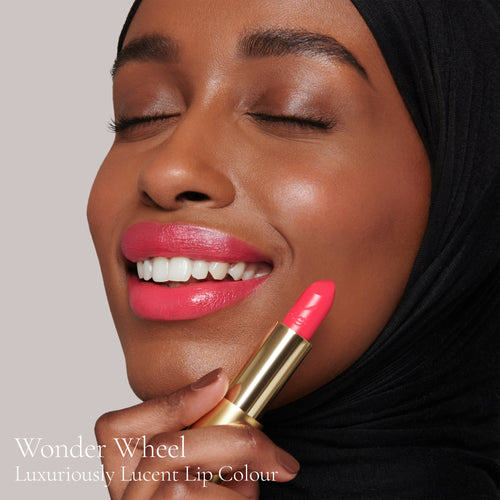 Image showing Wonder Wheel (Luxuriously Lucent Lip Colour) on model