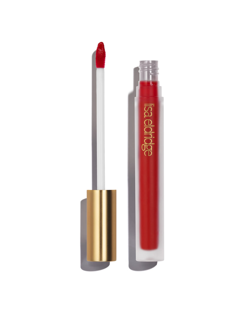 Lisa Eldridge Velveteen Liquid Lip Colour in Shade Ribbon