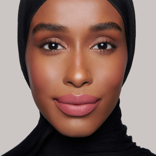 Image showing Velvet Blush Lightly (True Velvet Lip Colour) on model