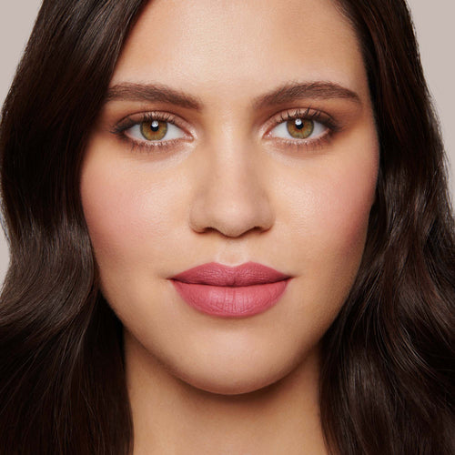 Image showing Velvet Blush Lightly (True Velvet Lip Colour) on model
