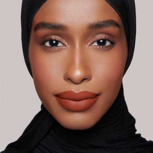 Image showing Velvet Cinnabar (True Velvet Lip Colour) on model