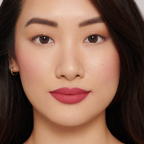 Image showing Velvet Pompadour (True Velvet Lip Colour) on model