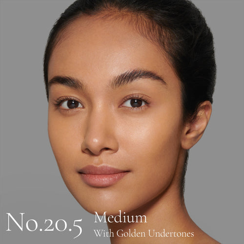 Image showing Medium Set.1 (Foundation Sample Card) on model